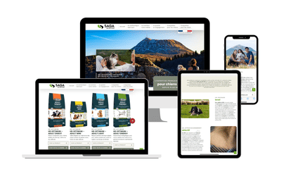 Refonte technique et graphique du site de Saga Nutrition - Webseitengestaltung