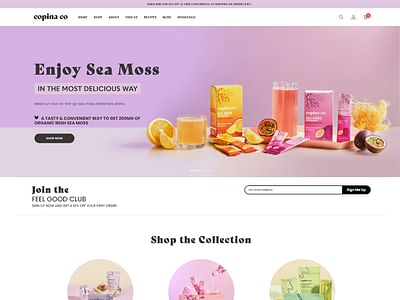 Skin Health eCommerce Website - E-commerce