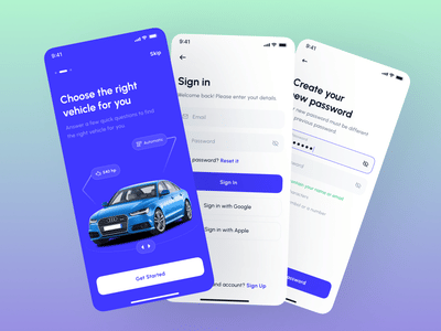 Vehicle Trading App - Application mobile