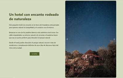 Gestión de redes sociales + web para hotel rural - Website Creation