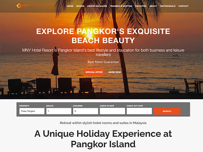 Webqom empowers MNY Hotel's Direct Revenue channel - Création de site internet