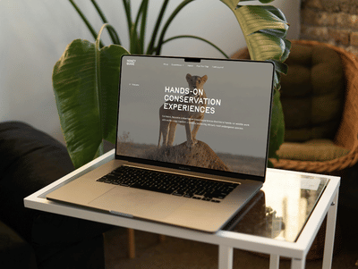 Luxury Safari Branding and Website for a Conservation Travel Company - Digital Strategy