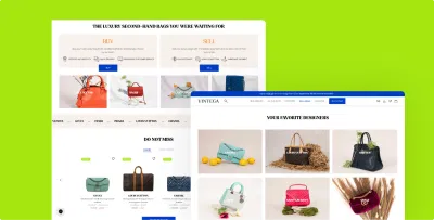 Projet Vintega - Webseitengestaltung