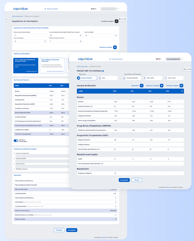 Capxvalue - Création de site internet