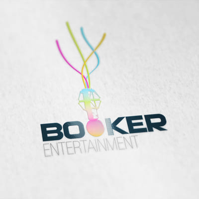 Logotype et concept Publicitaire - BOOKER Entertainment - Graphic Design