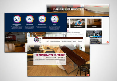 Next Surface LVT Website - Image de marque & branding
