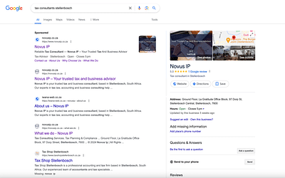 Google Ads and Google Business Profile - Publicidad