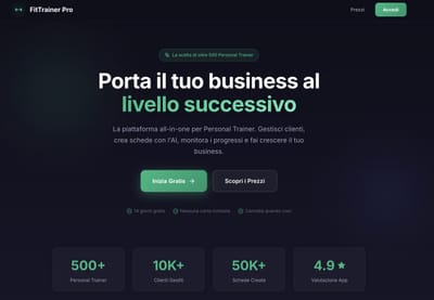FitTrainer - Mobile App