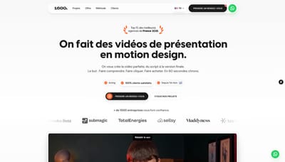 L'agence 1600 - Création de site internet