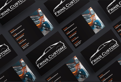 Visitekaart design FrinsCustomz - Ontwerp