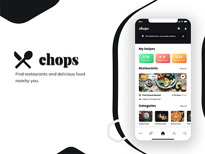 Chops - Food delivery app - E-commerce