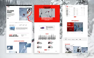 Refonte site Freeride World Tour - Création de site internet