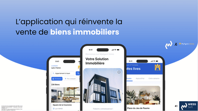 Application annonces et visites immobilier - Mobile App