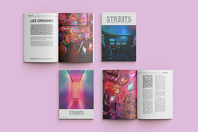 Magazine Streets - Mise en page - Grafikdesign