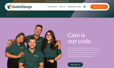 Dutch Qargo - Website Creatie