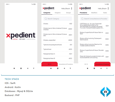 Xpedient Mobile App - Application mobile