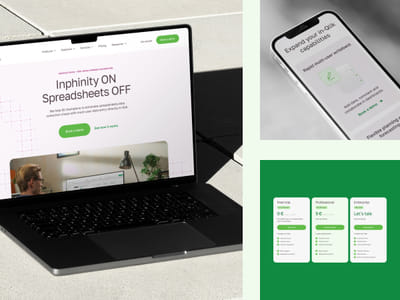 Website Redesign for Inphinity - Grafikdesign