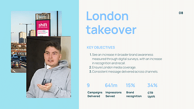 London takeover - Marketing