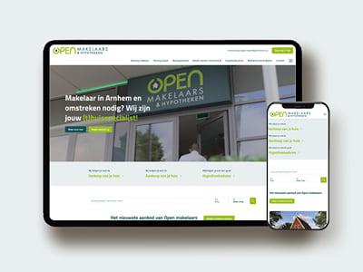 Grafisch ontwerp en online media voor een makelaarskantoor - Print