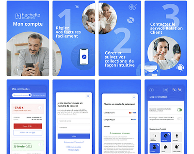 Hachette Collections - Application mobile - Ergonomy (UX/UI)