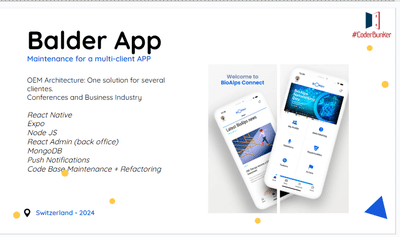 Maintenance for Multi-client APP - App móvil