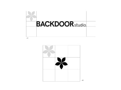 Backdoor Studio branding - Image de marque & branding