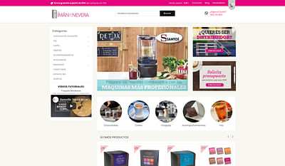 Tienda online en sector Horeca. - Website Creation