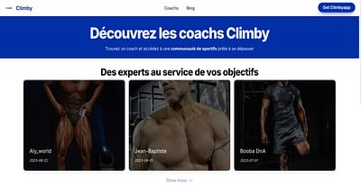 Climby: The Ultimate Platform for Athletes - Mobile App