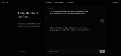 Ultra-Luxury Real Estate AI Platform & Web Redesign - Intelligence Artificielle