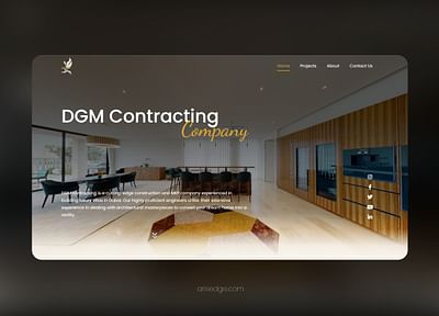 DGM contracting - Dubai - Creación de Sitios Web