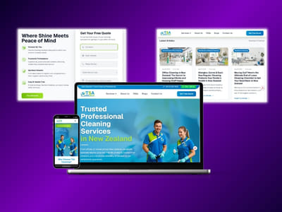 TSA Cleaning Website - Publicidad