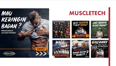 Muscletech Indonesia Social Media - Redes Sociales