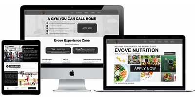 Web Design Fitness Project - Website Creatie