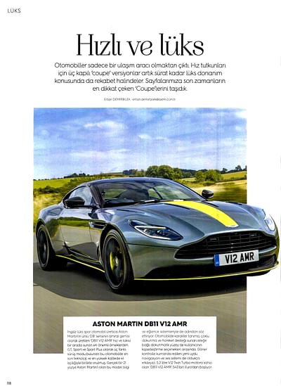 Aston Martin Turkey - Pubbliche Relazioni (PR)
