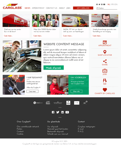 Design Carglass - Ontwerp