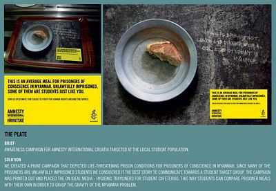 The plate - Advertising