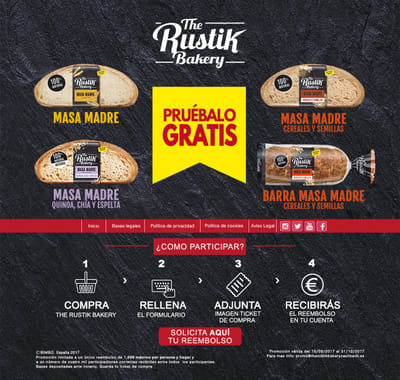 CAMPAÑA RUSTIK BAKERY - Redes Sociales