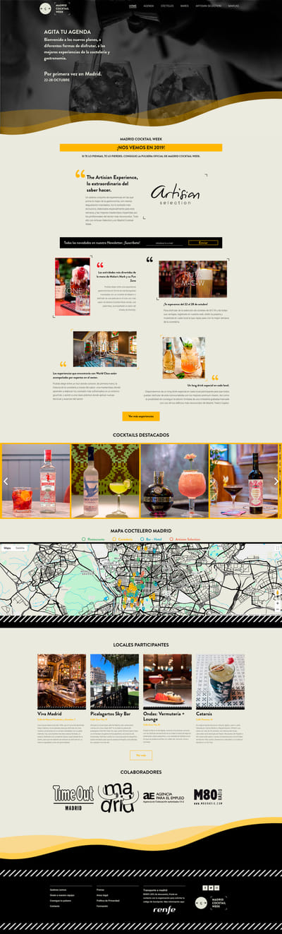 http://madridcocktailweek.com/ - Creación de Sitios Web