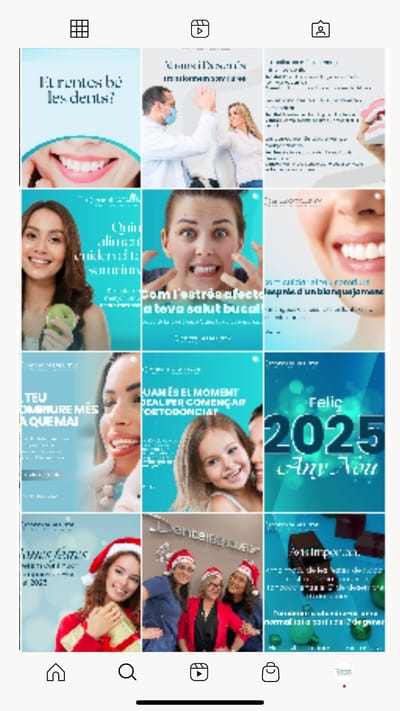 Gestión de redes sociales Dental Catalunya - Social Media