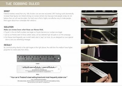 THE ROBBING RULER - Advertising