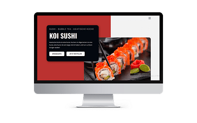 Koi Sushi Webdesign - Webseitengestaltung