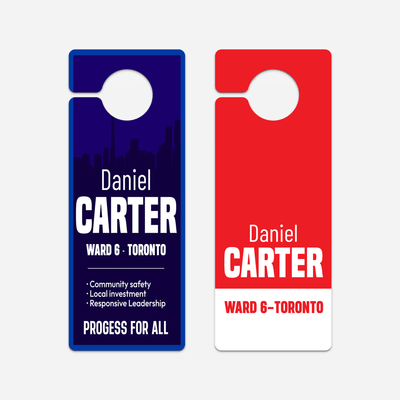 Campaign Door Hangers - Impresión