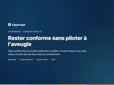 Rester conforme sans piloter à l'aveugle - Data Consulting