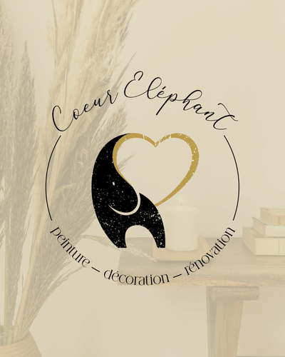 Identité visuelle : Coeur Eléphant - Grafische Identiteit