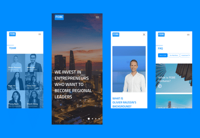 FEBE - WEB DESIGN - Website Creatie