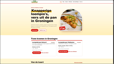 Tam Loempia - Website Creatie