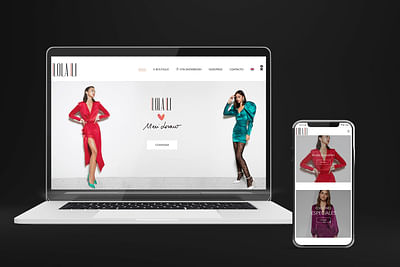 Website e-commerce - Lola Li - Webseitengestaltung