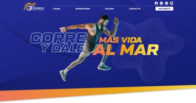 Diseño y Desarrollo Web para Evento Deportivo Corporativo - Création de site internet