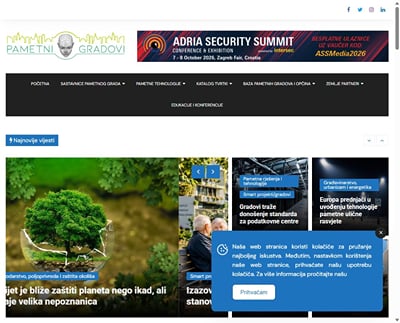 Pametni gradovi — Croatian smart city news portal - Website Administratie
