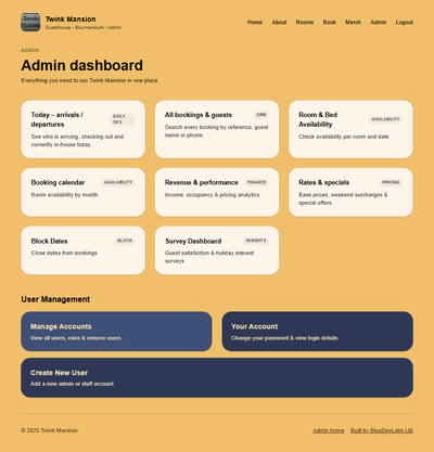 Custom Booking Platform & Management System - Création de site internet